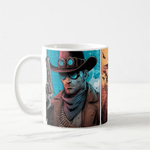 Caneca De Café cowboys cyborg histórias em quadrinhos