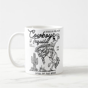 Caneca De Café Cowboys E Tequila Texas Cavalgada País Rod