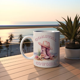 Caneca de Café Cowgirl Costeira