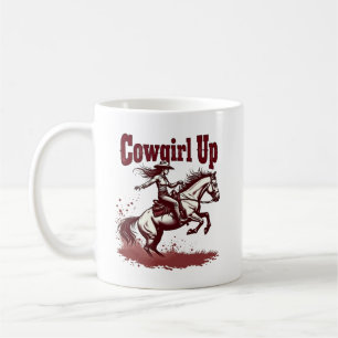 Caneca De Café Cowgirl Up - Western Rodeo Coffee Mug