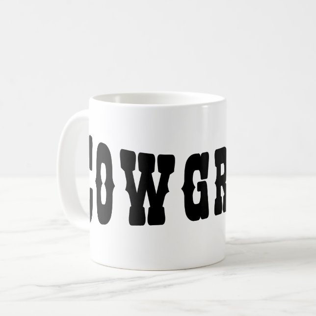 CANECA DE CAFÉ COWGRRRL (Frente Esquerda)
