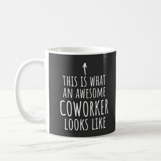 Caneca De Café Coworker Gift, Coworker Mug, Awesome Coworker (Esquerda)