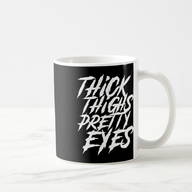 Caneca De Café Coxas Espessas Bonito Olhos Engraçados Perna Rapar (Direita)