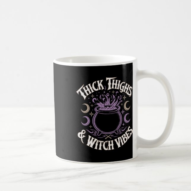 Caneca De Café Coxas Espessas E Víblias De Bruxas (Direita)