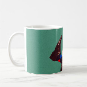 Caneca De Café Coxas masculinas empilhadas em redondezas em geome