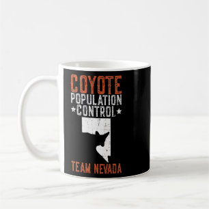 Caneca De Café Coyote Hunter Nevada E Coyote Caçando EUA