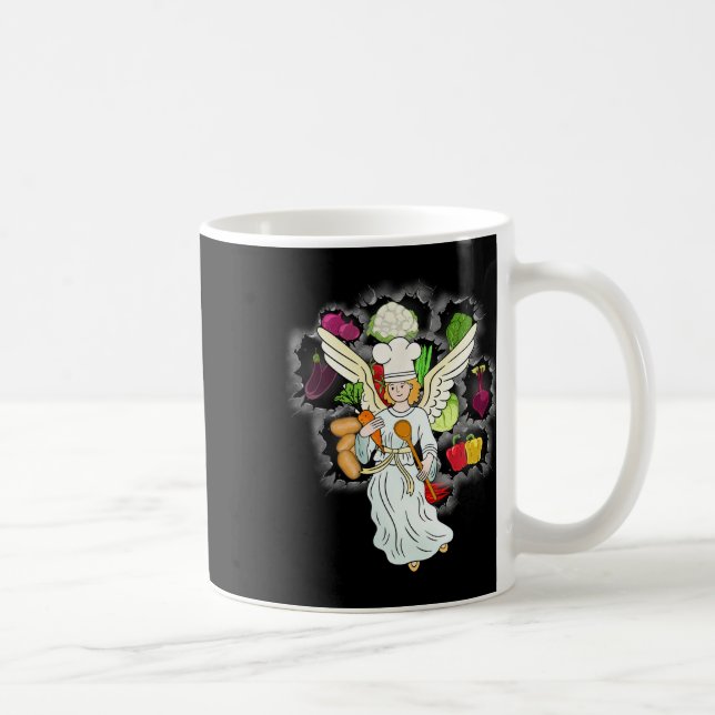 Caneca De Café Cozinha de Cozinhar Celestiais de Natal (Direita)
