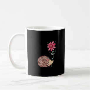 Caneca De Café Cozinha Vintage Hedgehog & Flor Art & Gift