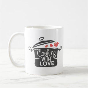 Caneca De Café Cozinhar com amor