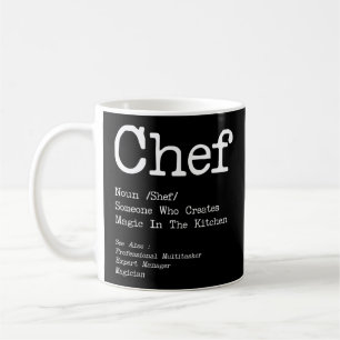 Caneca De Café Cozinhar Cozinha Chef Chef Noun Shef Alguém Que