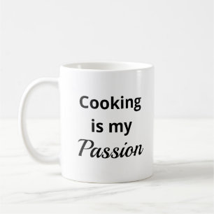 Caneca De Café Cozinhar é minha paixão Coffee Mug