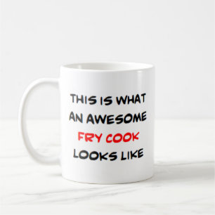 Caneca De Café cozinheira fritura, incrível