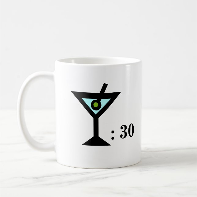 Caneca De Café Cozinheiro chefe louco 10 (2), vidro de martini: (Esquerda)