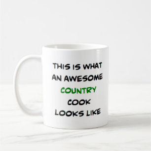 Caneca De Café cozinheiro country, incrível