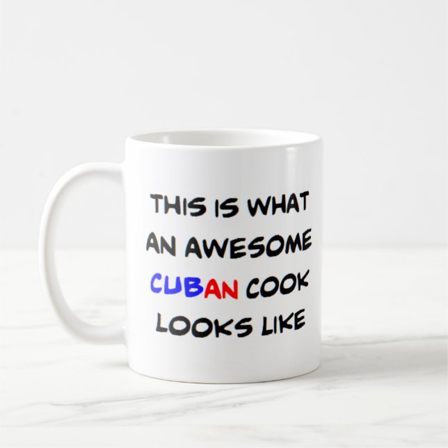 Caneca De Café cozinheiro cubano, incrível (Esquerda)