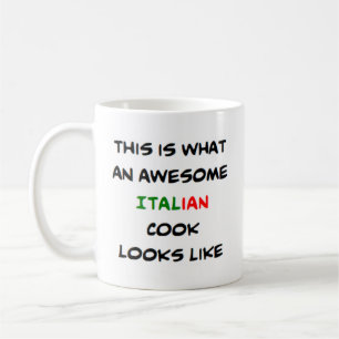 Caneca De Café cozinheiro italiano incrível