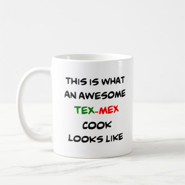 Caneca De Café cozinheiro tex-mex incrível (Esquerda)