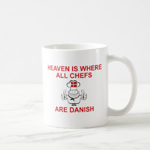 Caneca De Café Cozinheiros chefe dinamarqueses