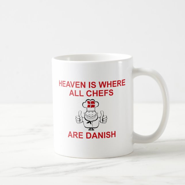 Caneca De Café Cozinheiros chefe dinamarqueses (Direita)