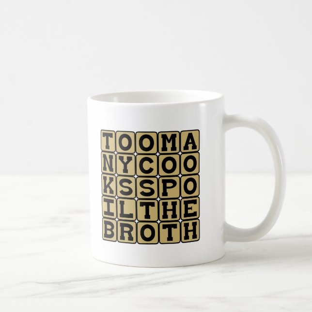 Caneca De Café Cozinheiros demais estragam o caldo (Direita)