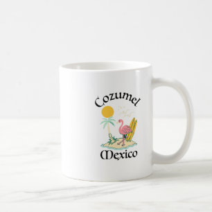 Caneca De Café Cozumel México Lembrança Férias Viagem Homens Mulh