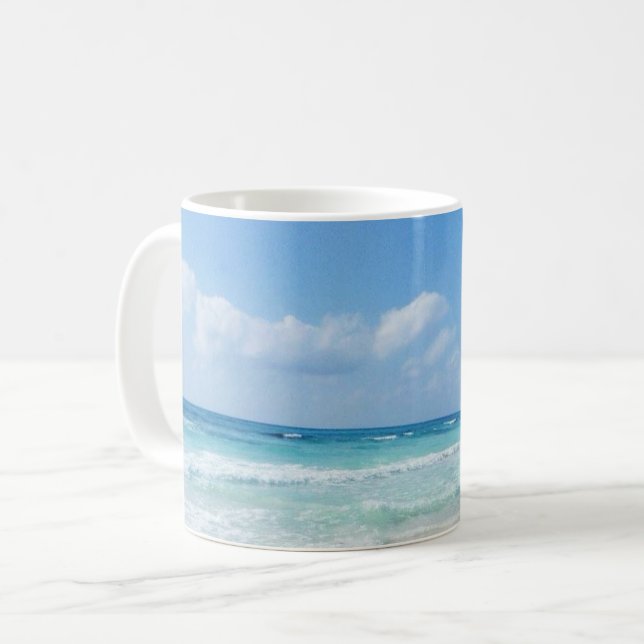 Caneca De Café Cozumel Ocean Mug (Frente Esquerda)
