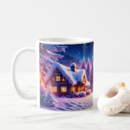 Caneca De Café Cozy Cabine Na Wonderland Winter Coffee Mug