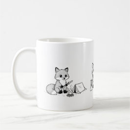 Caneca De Café Cozy Campfire Fox Mug