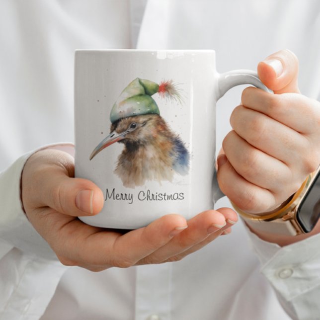 Caneca De Café Cozy Christmas Kiwi, costume (Criador carregado)