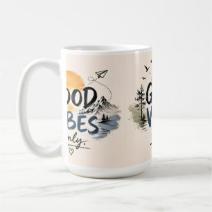 Caneca de Café Cozy Good Vibes Only