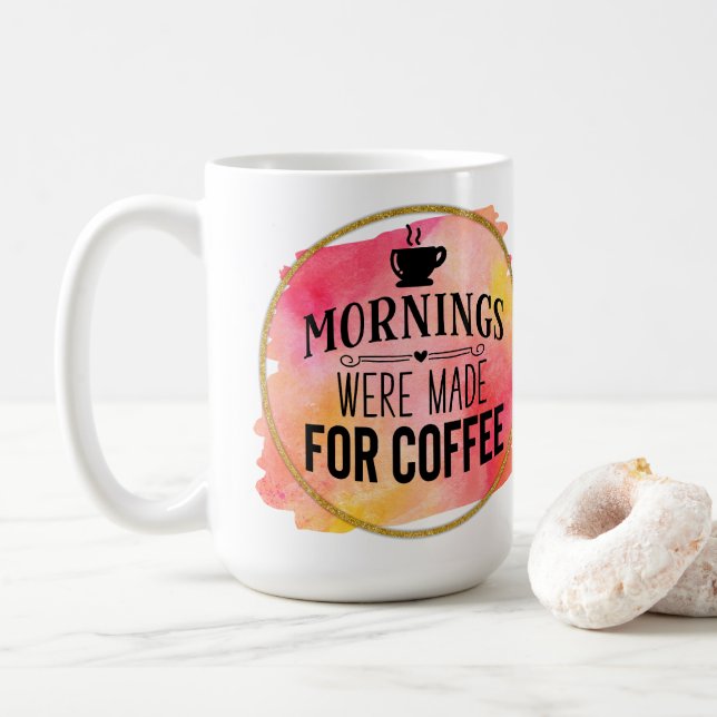Caneca De Café Cozy Morning Vibes (Com Donut)