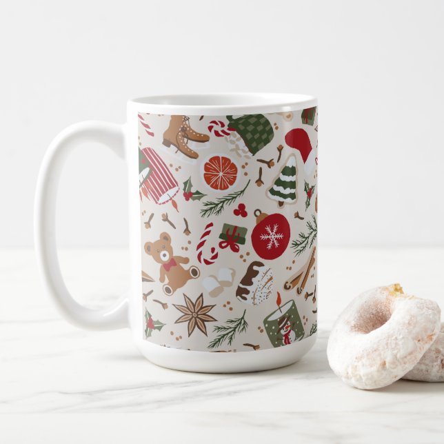 Caneca De Café Cozy Natal & Spice (Com Donut)