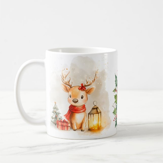 Caneca De Café Cozy Nights Reindeer Recipe Mug (Esquerda)