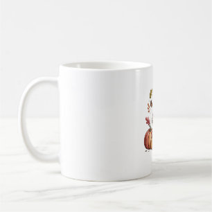 Caneca De Café Cozy Pumpkin Café Goose Fall Art