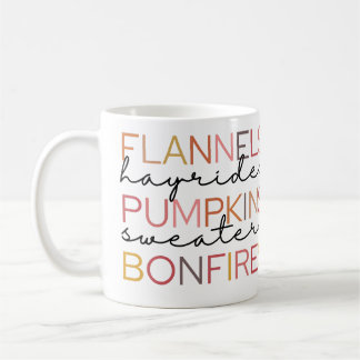 Caneca De Café Cozy Pumpkin Patch Gráfico T-shirt