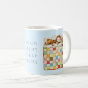 Caneca De Café COZY QUILT White Mug + Blue