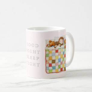 Caneca De Café COZY QUILY White Mug + Rosa