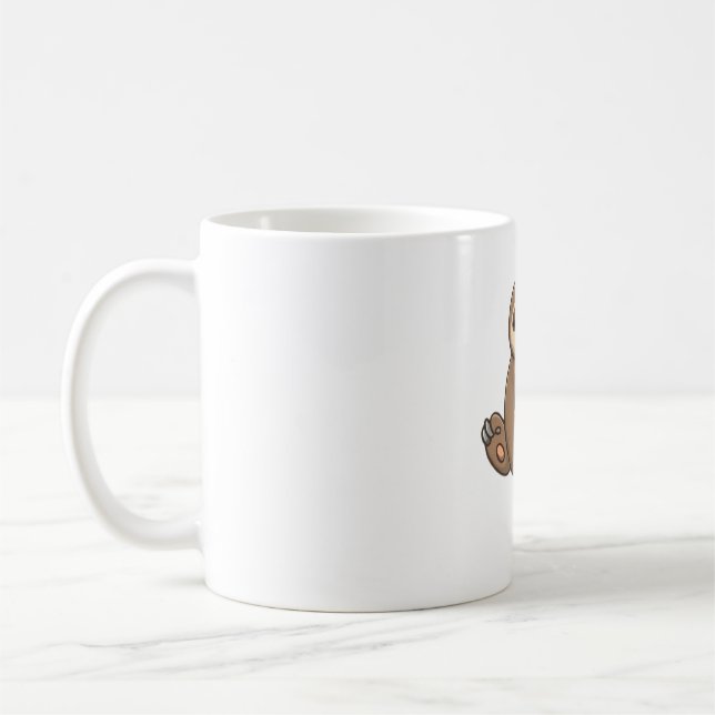 Caneca De Café Cozy Sloth Classic T-Shirt (Esquerda)