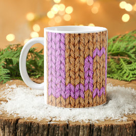Caneca De Café Cozy Winter LOVE | Abraços e cacau quente