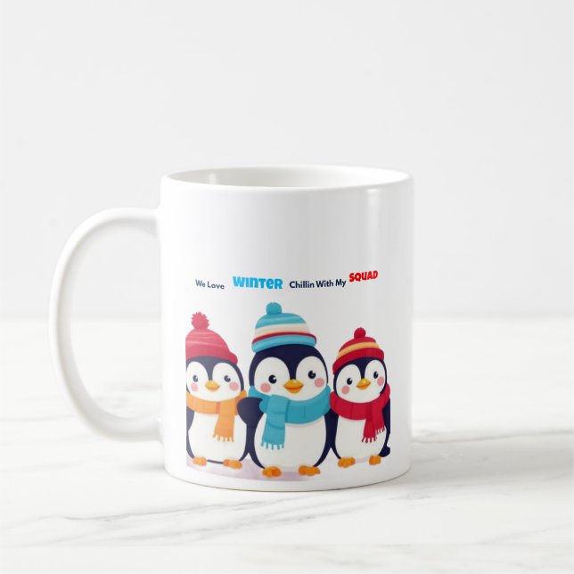 Caneca De Café Cozy Winter Squad Goals (Esquerda)
