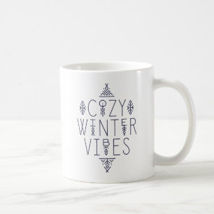Caneca De Café Cozy Winter Vibes Design