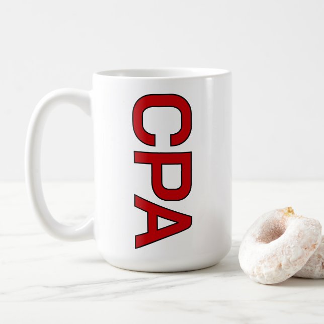 Caneca De Café Cpa (Com Donut)