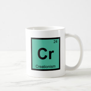 Caneca De Café Cr - Símbolo de Química de Filosofia do Criacionis