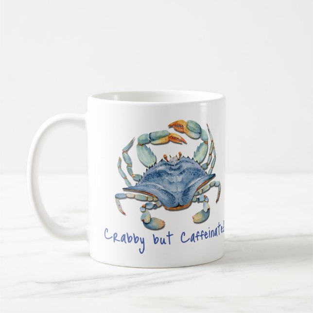 Caneca De Café Crabby, mas cafeinado (Esquerda)