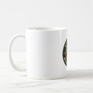 Caneca De Café Crachá Cedar Waxwing