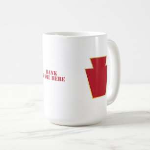 Caneca De Café Crachá da 28ª Divisão de Infantaria