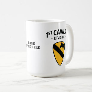 Caneca De Café Crachá da Divisão de Cavalaria de 1rua