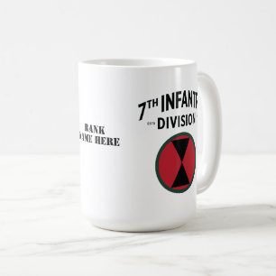 Caneca De Café Crachá da Divisão de Infantaria 7