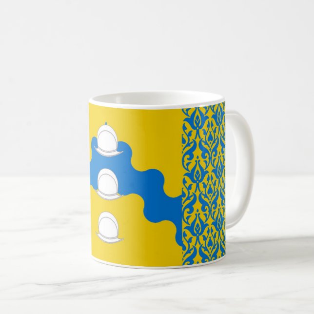 Caneca De Café Crachá da Populace do Rio de las Animas (Frente Esquerda)