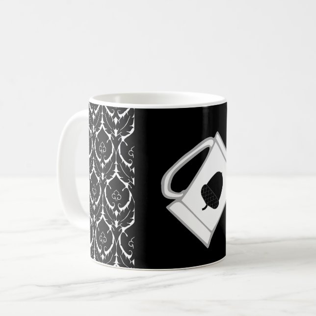 Caneca De Café Crachá de Mugmort Coffee Mug (Frente Esquerda)